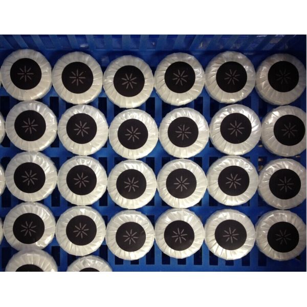 Round Soap Pleat Type Wrapping Machine For Automatic Hotel Soap Packaging