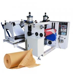 China Max. workable width 500mm Full Automatic Honeycomb Wrapping Paper Roll Forming Machine 135m/min on sale