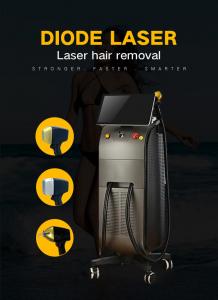 Buy cheap 3 Wavelength Laser Hair Removal Machine 808nm Body Hair Removal Laser Equipment product