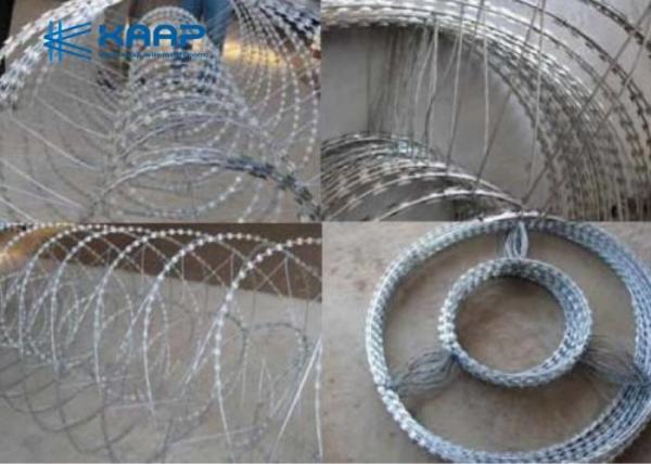 Quality Custom Concertina Wire Fencing Straight Blade Netting Protection For Security Windows for sale