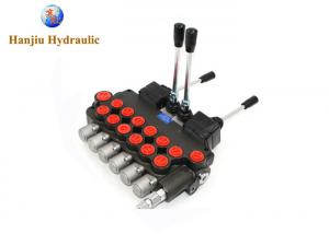 China Joystick Tractor Loader 6 Spools 11gpm Monoblock Hydraulic Directional Control Valve Sae Ports on sale