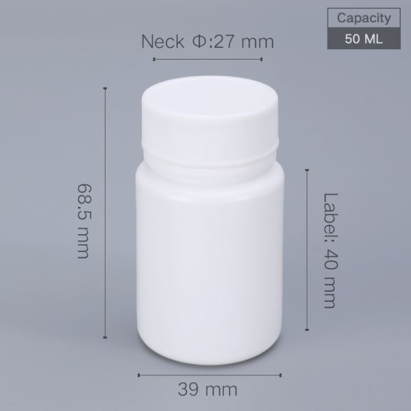 Waterproof Child Resistant Pill Packer Box Bottle With Anti Theft Cap Capacity 20ML to 200ML