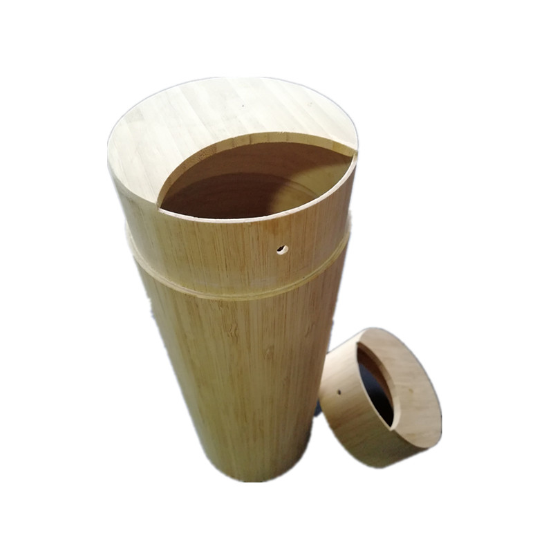 Wooden Customize Bamboo Tube Urns For Animals Funeral