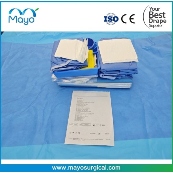 Sterile Angiography Drape Pack Nonwoven Blue 3-Year Shelf Life