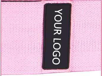 Wholesale Gym Accessories Exercise Booty Bands Elastic Custom Printed Fabric Hip Resistance Bands