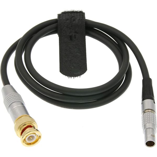 40 Inches Sound Devices Timecode Cable BNC To 5 Pin Lemo Male
