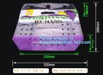 Fruit packaging moistureproof custom slider lock zipper bag, Transparent PVC