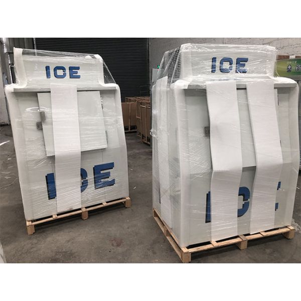 Ice Merchandiser for 120 Packs Ice Freezing Storage, Ice Storage Cooling System