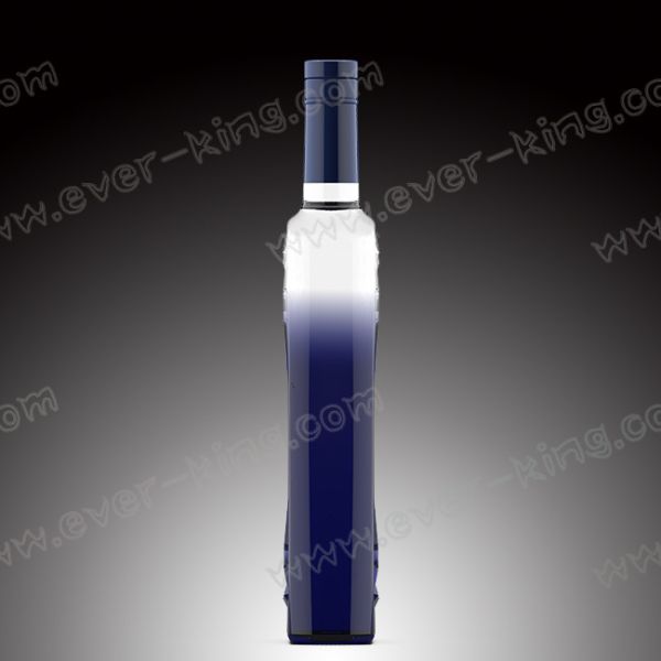 Rubber Sealing Empty Cork Cap Vodka Glass Bottle