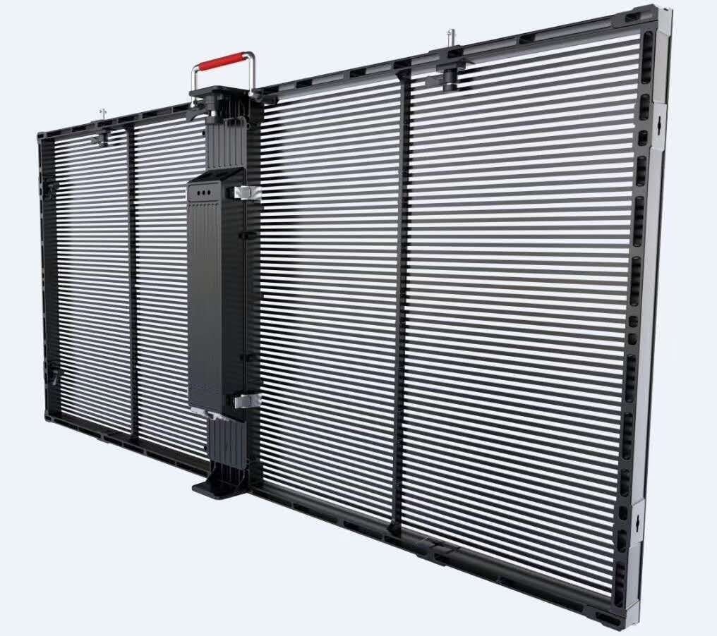 Buy cheap Die Cast Aluminum Cabinet SMD2121 Outdoor Transparent LED Screen product