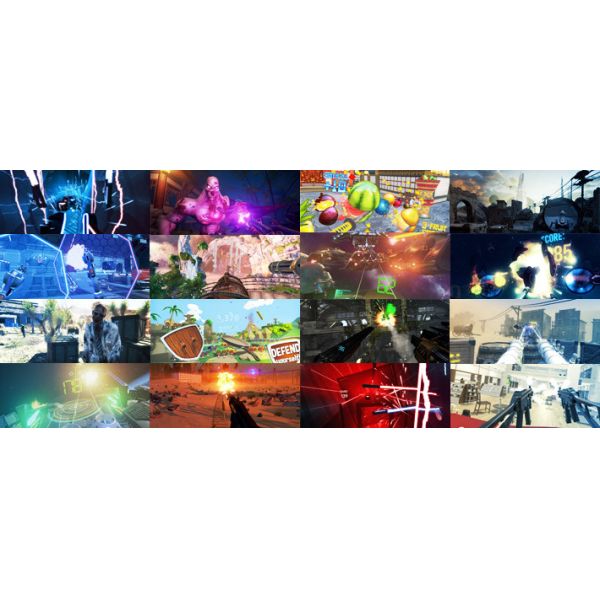 2 X 42" Monitor Virtual Reality Platform Double Self Service Arcade Machine 50 Interactive VR Games