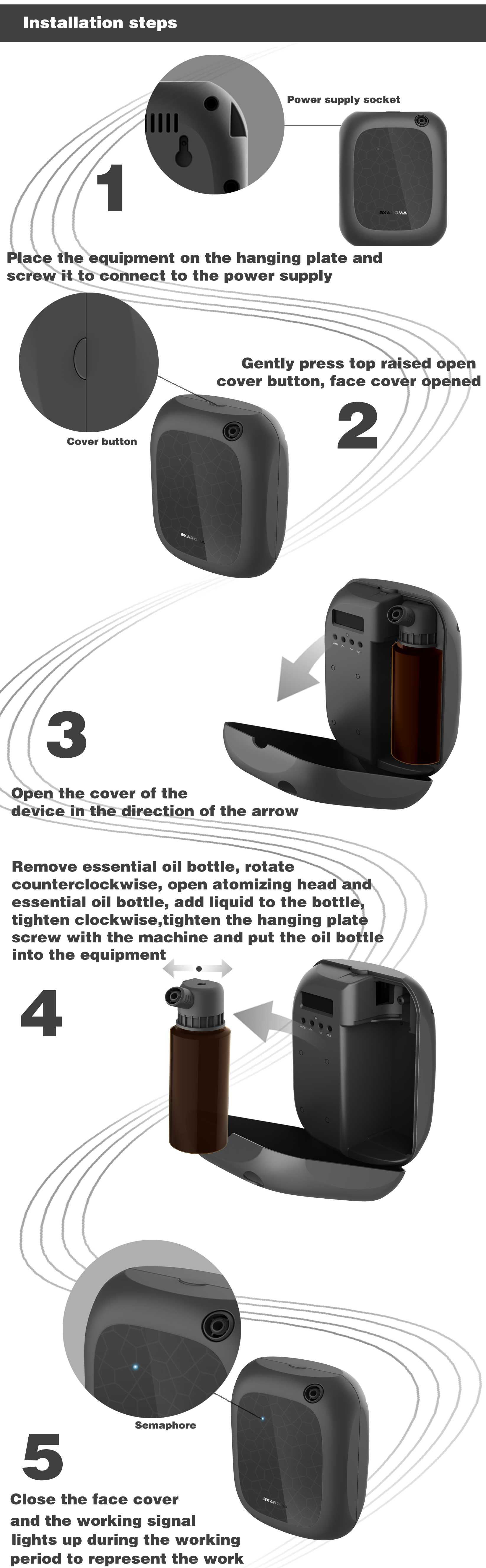 Bxaroma Wifi Commercial Aroma Delivery Scent System Electric Aroma Diffuser Scent Air Machine