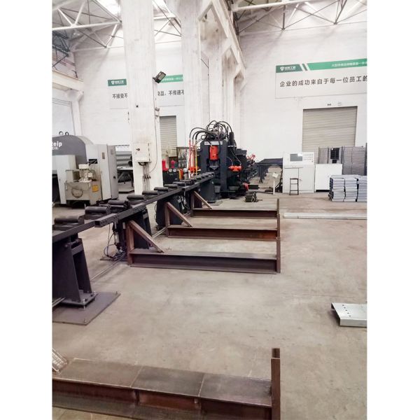 Factory Price CNC Flat Steel Hole Punching And Shearing Machine Channel Steel Shearing Machine Punching Production Line