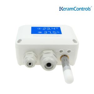 Buy cheap Air Duct Mounted Sensor Transmitters Temp Humidity RS485 IP65 product