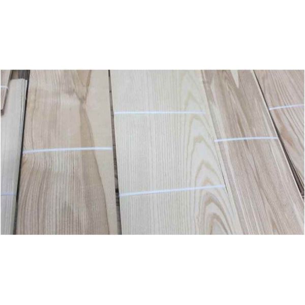Natural Ash Wood Veneer Flat Cut Crown Grain For Cabinet Face