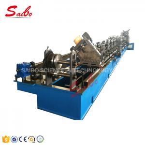 Buy cheap Whole Plate Welding Frame Top Hat Roll Forming Machine With Mitsubishi Touch screen product