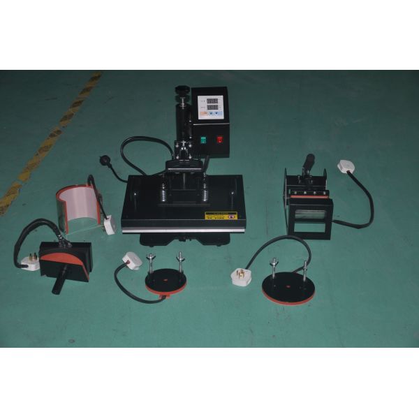 TH Series Manual Heat Transfer Machine Combo 6-In- 1 Sublimation Heat Press Machine