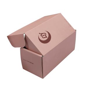 Custom Printed Mailer Box Pink Personalized Cosmetics Mailing Packaging Boxes