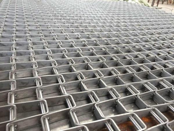 Stainless Steel Honeycomb Belt / Honeycomb Wire Mesh Conveyor Belt for Sausage,