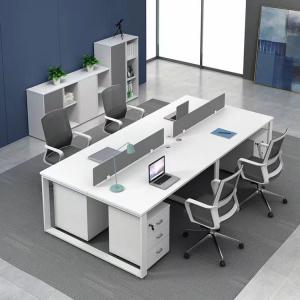 Buy cheap Waterproof Office Workspace Desk Stain Resistant White With PVC Edging product