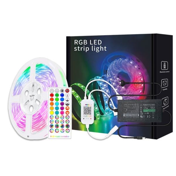 Led Strip Lights Smart with App Control Remote, 5050 RGB for Bedroom party