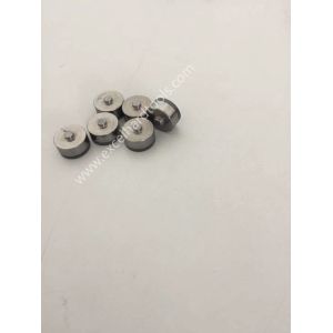 pdc cutter with step for marble and limestone quarry