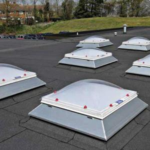Buy cheap Clear Commercial Dome Skylights , 100 % Virgin Polycarbonate Skylight Dome Cover product