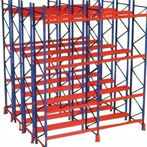 Buy cheap Q235 Double Deep Pallet Racking System , Industrial Warehouse Racking Systems product