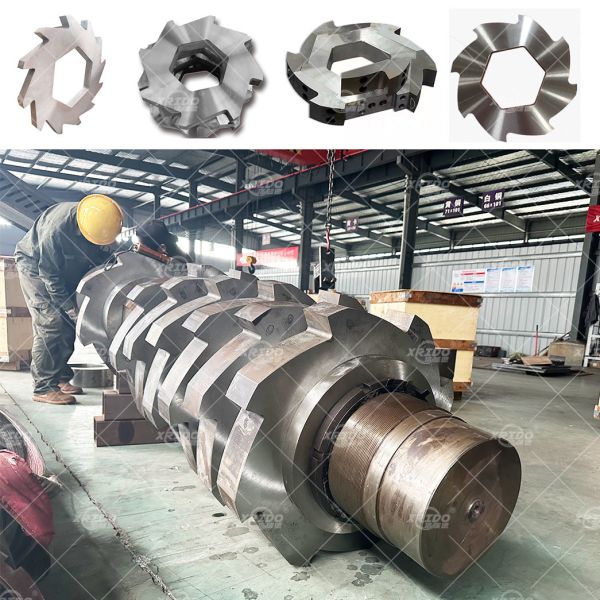Automatic Waste Shredder Machine Industrial Solid Waste Shredder Solid Waste Dispose Plant