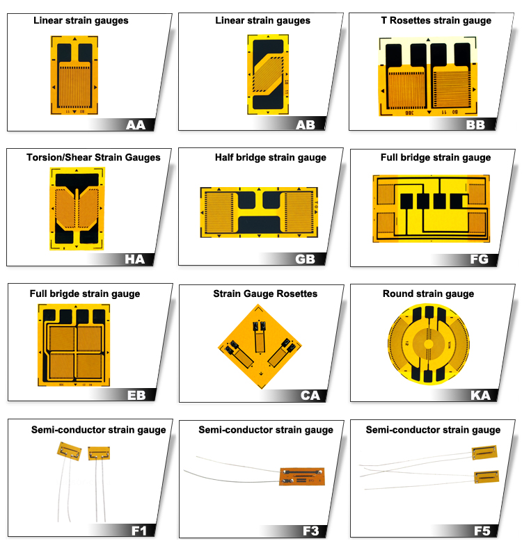 BF350-CA tri element rosette strain gage