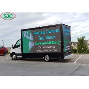 Shockproof Mobile Billboard Advertising Vehicle Screen P6 Customized Cabinet