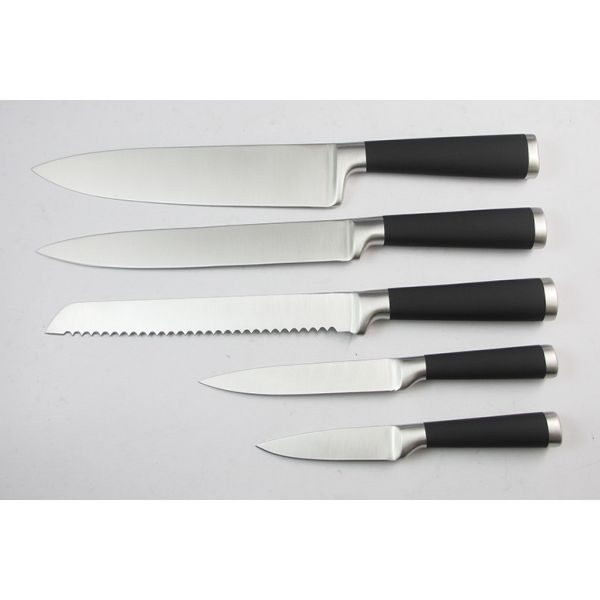 Different Size Custom Made Kitchen Knives With Soft Handle for cut food