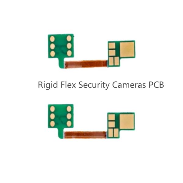Polyimide FR4 Rigid Flex PCB SMT Fabrication For Smart Locks Security Cameras