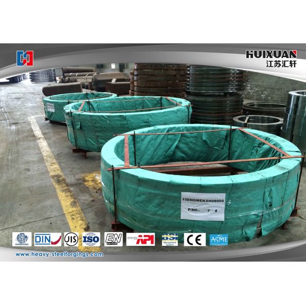 Mechanical Alloy Steel Flange Forging High Strength Quenching / Normalizing