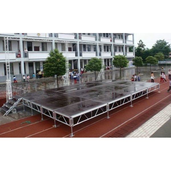 Waterproof Movable Stage Platform For Adjustable Chorus Stage / Folding Stage