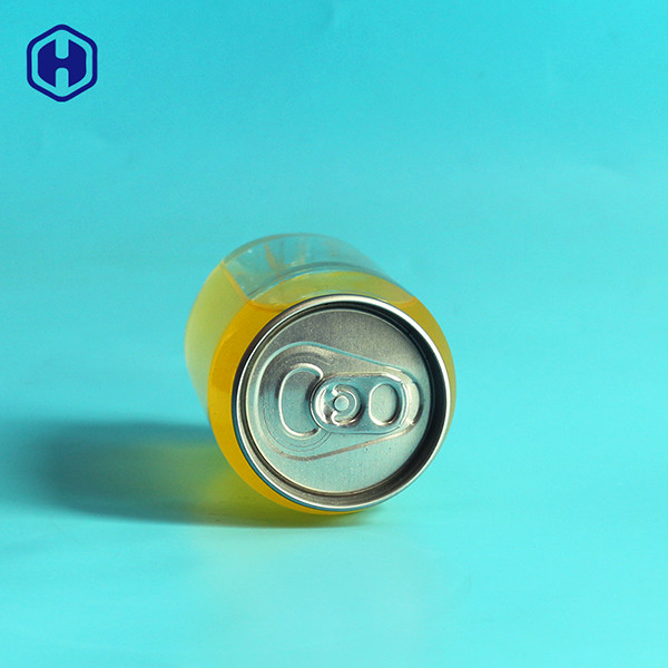 China Airtight Lemon Tea 4.52 Inch Plastic PET Soda Cans on sale