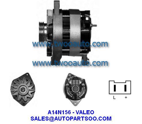 436251 A14N156 NA409 - VALEO Alternator 12V 90A Alternadores
