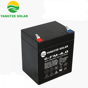 China 12V 4Ah Absorptive Glass Mat Battery With ABS Plastic Battery Box And M8/M10 Terminal on sale