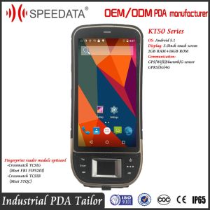 Buy cheap Portable Industrial Android Barcode Scanners Handheld Fingerprint Scanner product