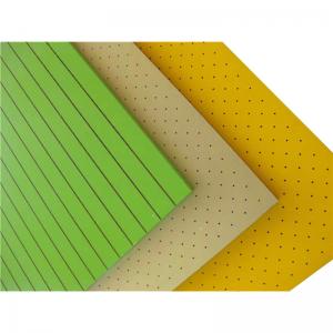 Buy cheap High Absorption Perforated Wood Acoustic Panels Wood Fiber Acoustic Board product