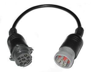 Buy cheap Male To Female J1939 Cable PA66 Glass Fiber Socket RoHS Certification product