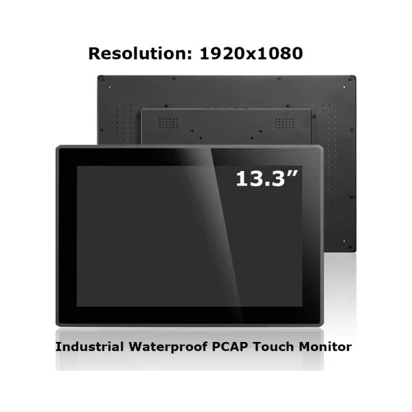 1920*1080 Open Frame Touch Screen Monitor 13 16:9 Ratio 13.3" IPS LCD Panel Computer Monitor
