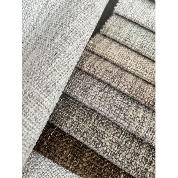 Luxury 520GSM 100%Polyester Line Sofa Fabric Multi-color Tone Home Textile Fabric For Home