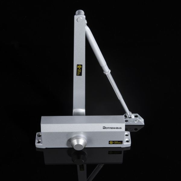 Aluminum Surface Mounted Door Closer D706 with Regular Arm Spring Force Size 6