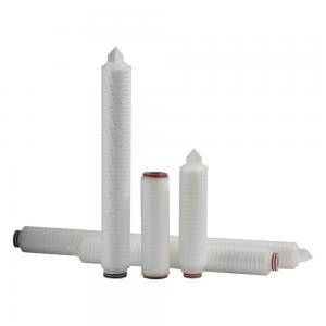 Buy cheap 0.7m2  Microelectronics Pp Pleated Filter Cartridge low differential pressure product