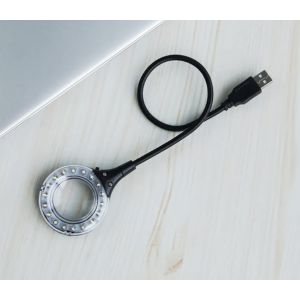 Buy cheap DC5V Rechargeable USB Lamp Ring Cabinet Light Gooseneck Tube 5.6cm product