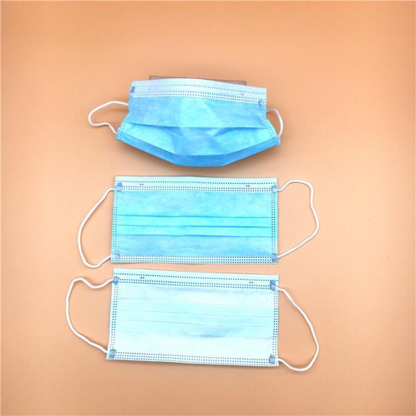 3 Layer Earloop Disposable Dust Mask Non Woven Melt Blown Fliter Cloth