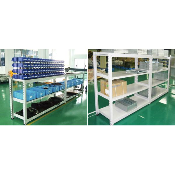 Light Duty Rack Angel Iron Rack Carton Box Storage Racking Long Span Rack Warehouse Storage Rack