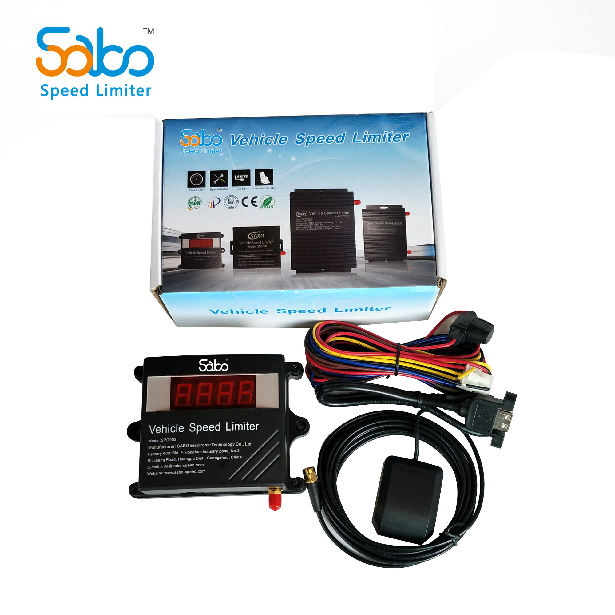 KEBS Black 12 Months Warranty Remote Control GPS Speed Limiter