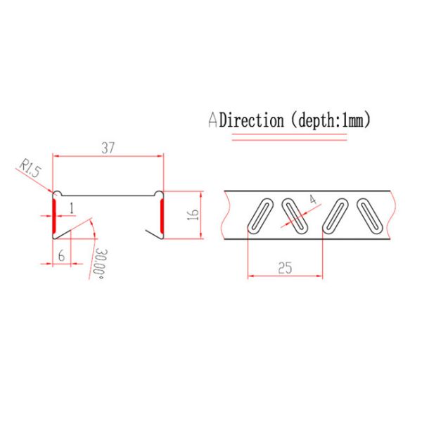 C37 Light Keel Roll Forming Machine , C Channel Rolling Machine With Embossing In Bottom